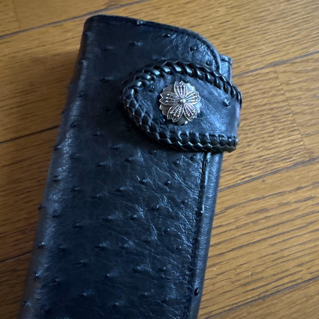 アルズニ　長財布　オーストリッチ　美品‼️