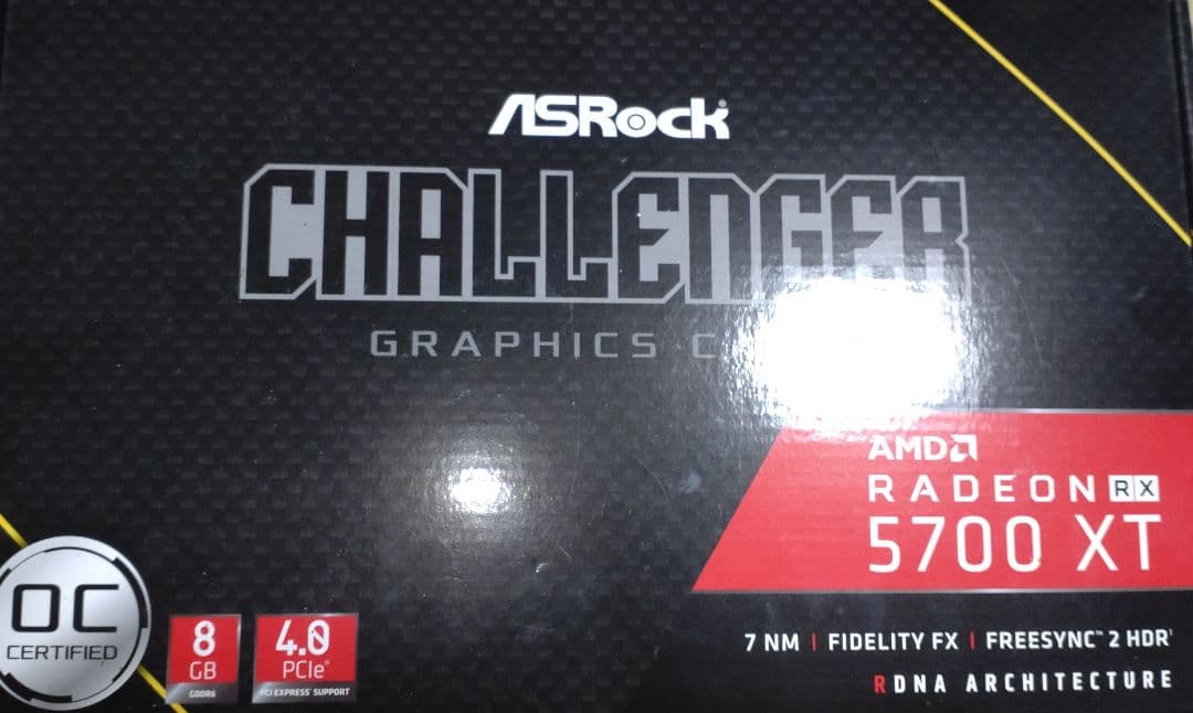 グラフィックボード・グラボ・ビデオカード ASRock Radeon RX 5700 XT 8GB OC