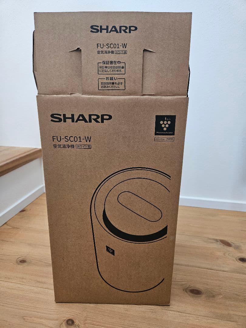 【新品未使用】SHARP FU-SC01-W 空気清浄機