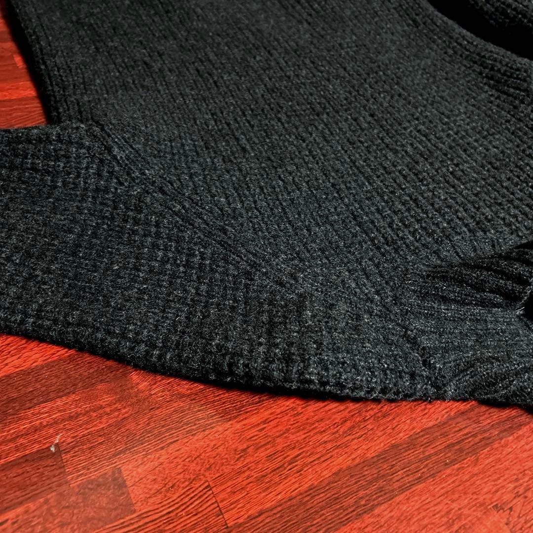 綺麗美品　超肉厚　wjk ハードワッフル　ハイネックニット　セーター　L