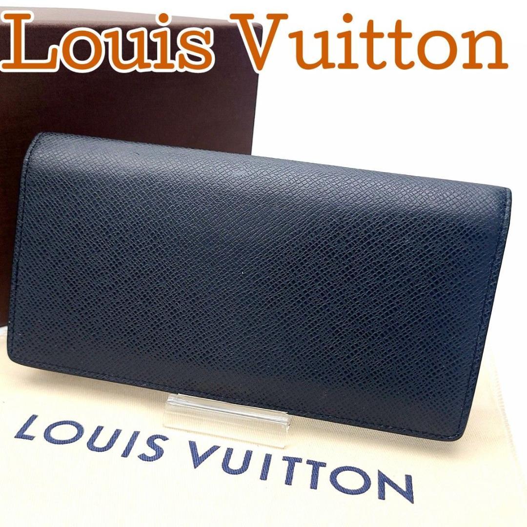 極美品 ルイヴィトン 長財布 タイガ ポルトフォイユブラザ M30501 箱付き