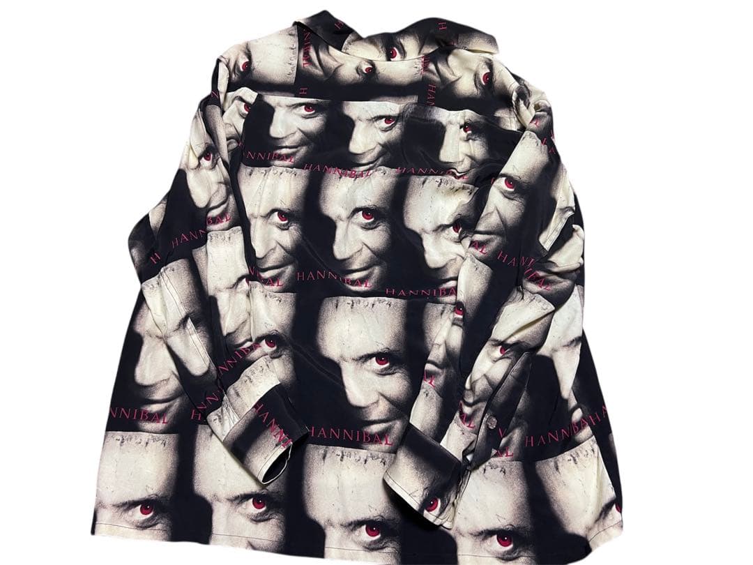 ワコマリア　ハンニバル プリント 長袖シャツ