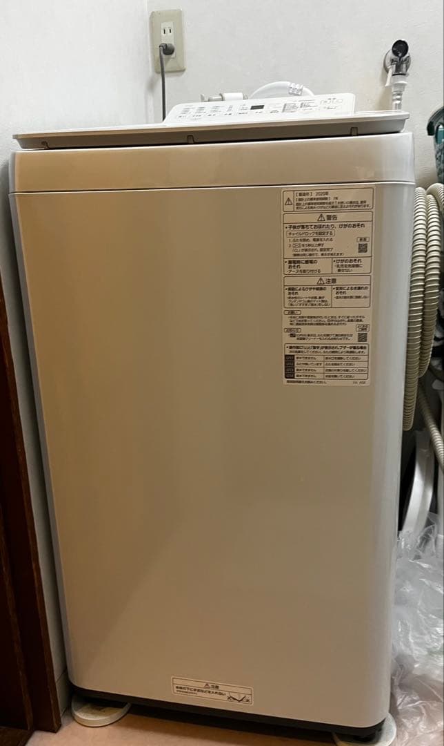Panasonic NA-F70A7 7.0kg 洗濯機 本体給水ホースなし