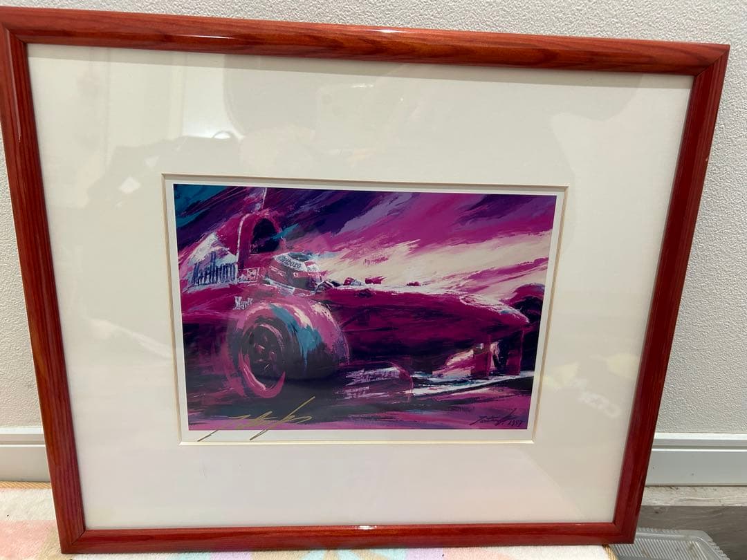 中津達　車　レーシングカー　F1 サイン入り