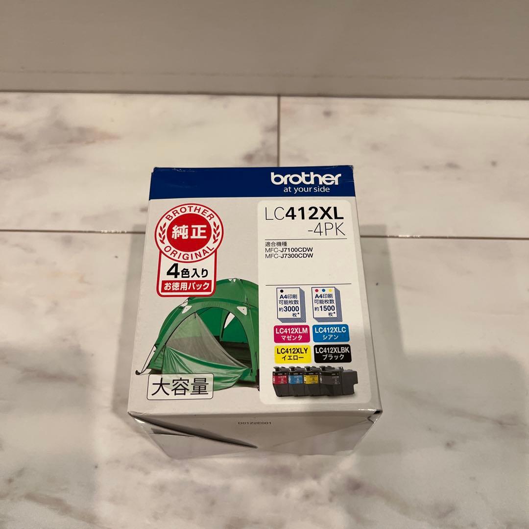 brother ブラザー　純正インク　LC412XL-4PK 大容量