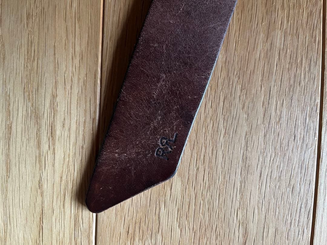 最終価格RRL ダブルリング レザーベルト BRASS 34インチ