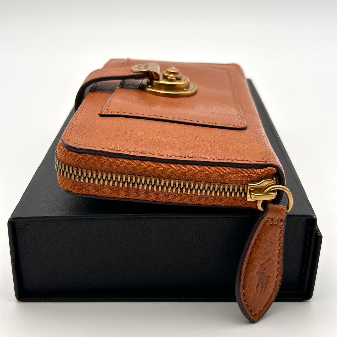 ✨極美品✨ ラルフローレン 長財布 ラウンドファスナー 高級 レア 希少性大