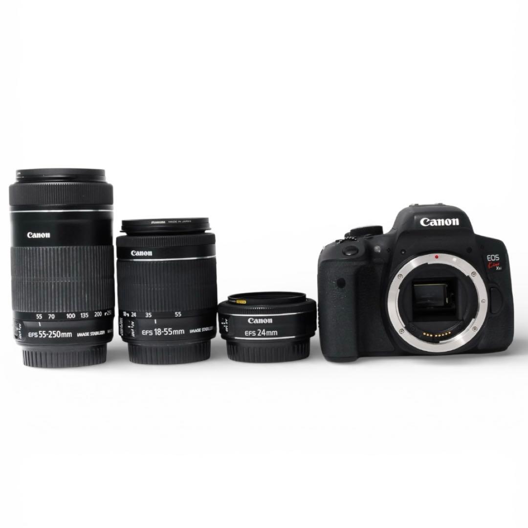 ❣️高性能STMトリプルレンズセット❣️Canon Kiss X8ｉ一眼レフカメラ