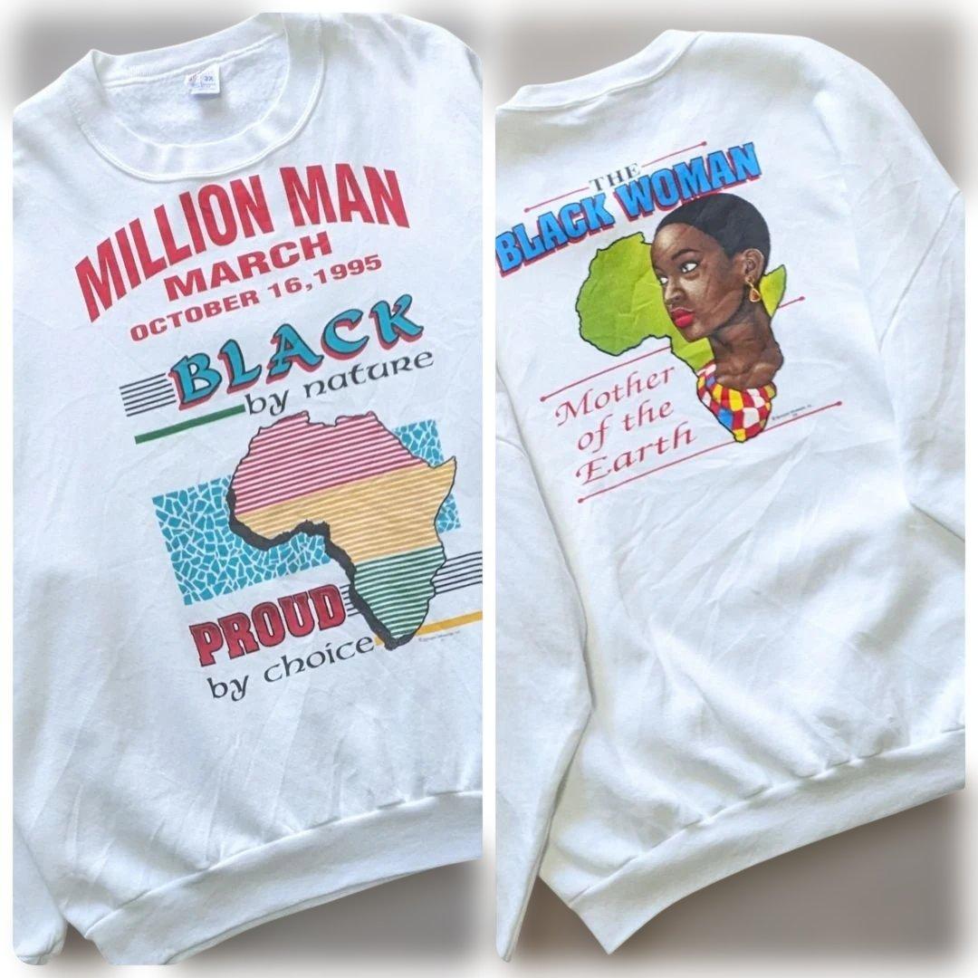 古着 90s MILLION MAN MARCH スウェット USA製 3X