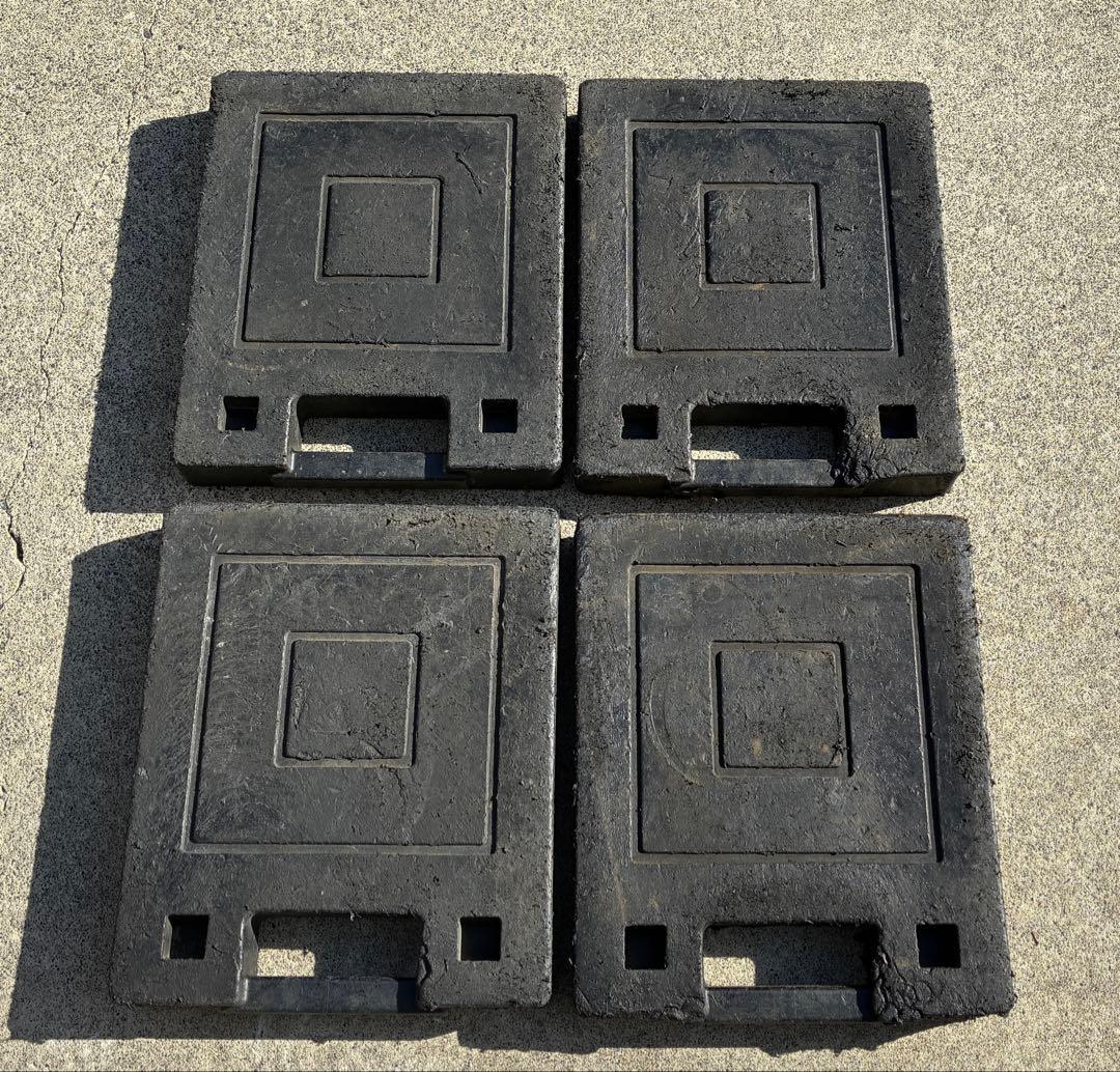 高所作業車　アウトリガー敷板 4枚セット