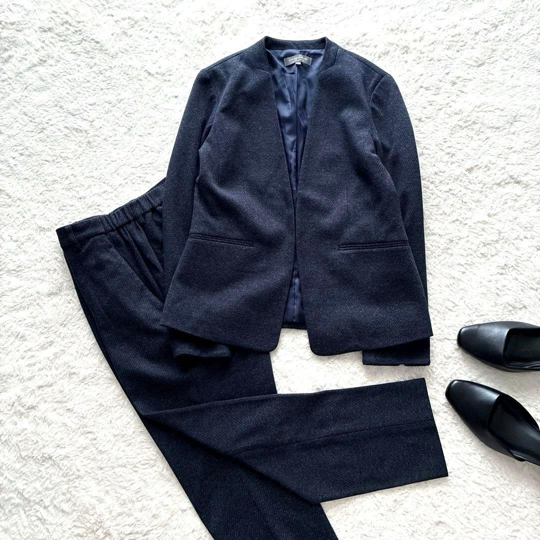 美品✨ユナイテッドアローズ レディース ノーカラージャケット パンツスーツ 36