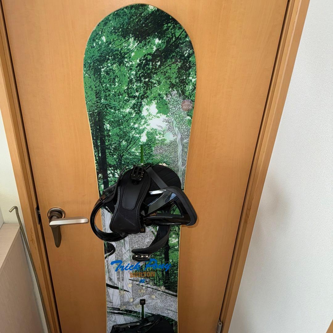 バートンスノーボードビンディングトリックポニーtrick pony送料込み158