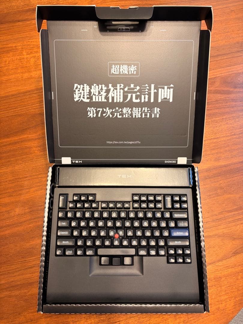 TEX SHINOBI キーボード US配列 静音赤軸