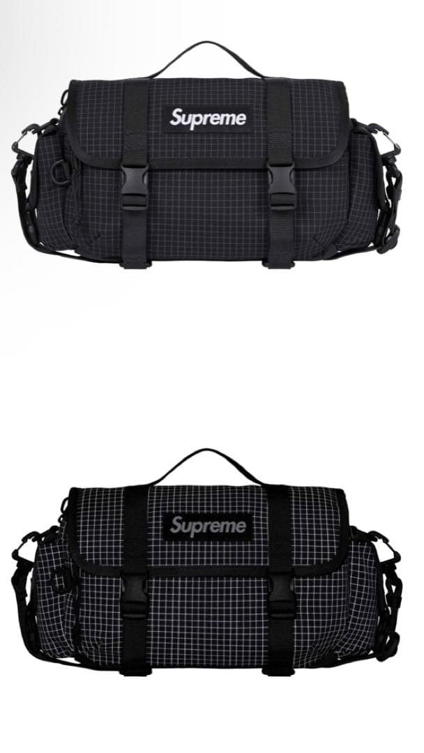 Supreme Mini Duffle Bag 黒　24ss week1
