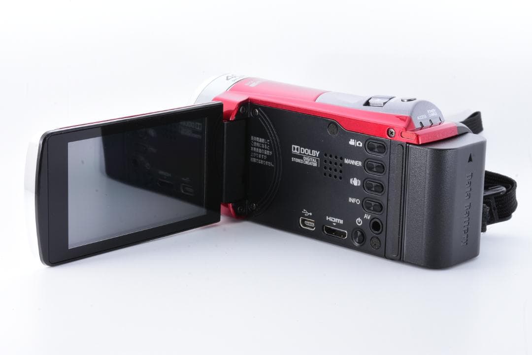 美品★ＪＶＣケンウッド デジタルハイビジョンムービー レッドGZ-E600-R