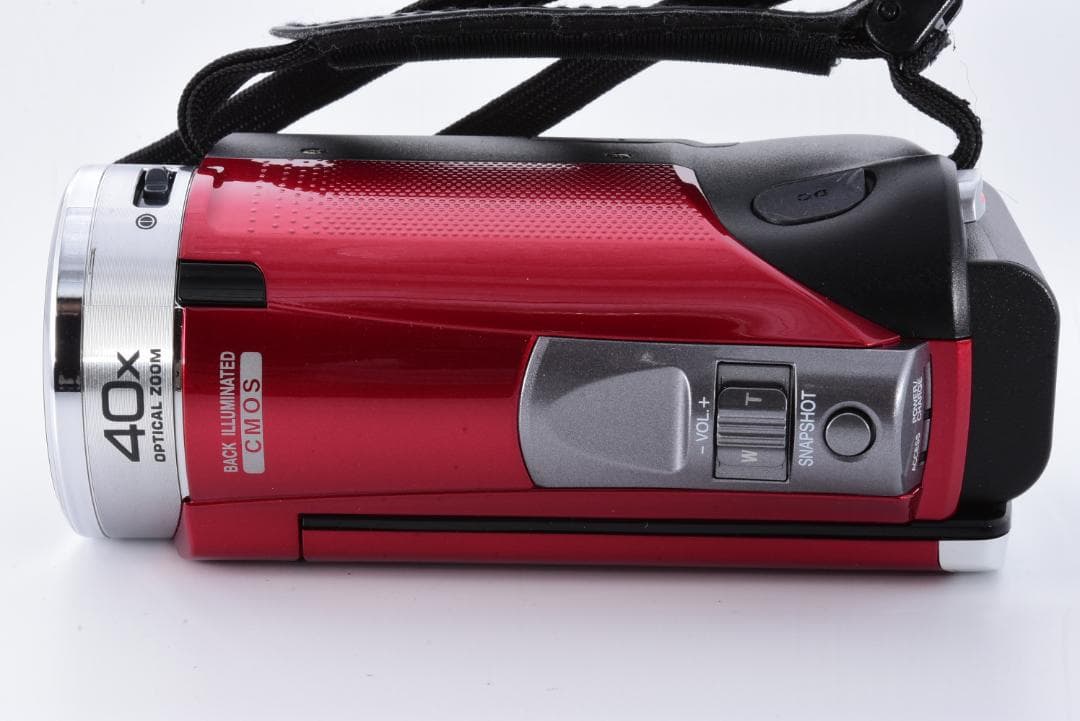 美品★ＪＶＣケンウッド デジタルハイビジョンムービー レッドGZ-E600-R