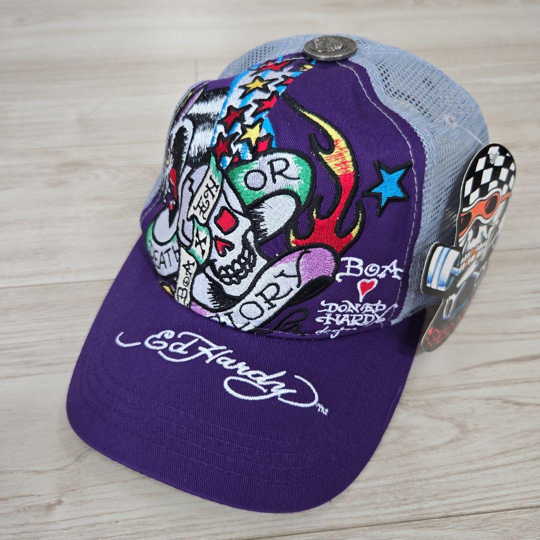 新品 未使用 BoA×Ed Hardy コラボキャップ 希少レア エドハーディー