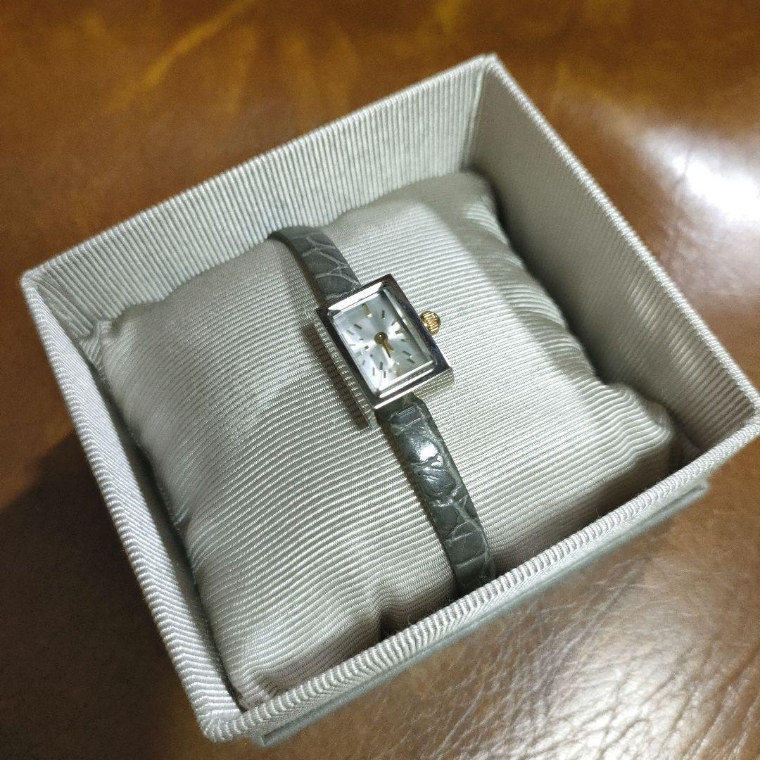 ぴょん　ete　きせかえウォッチ　シルバー　グレー