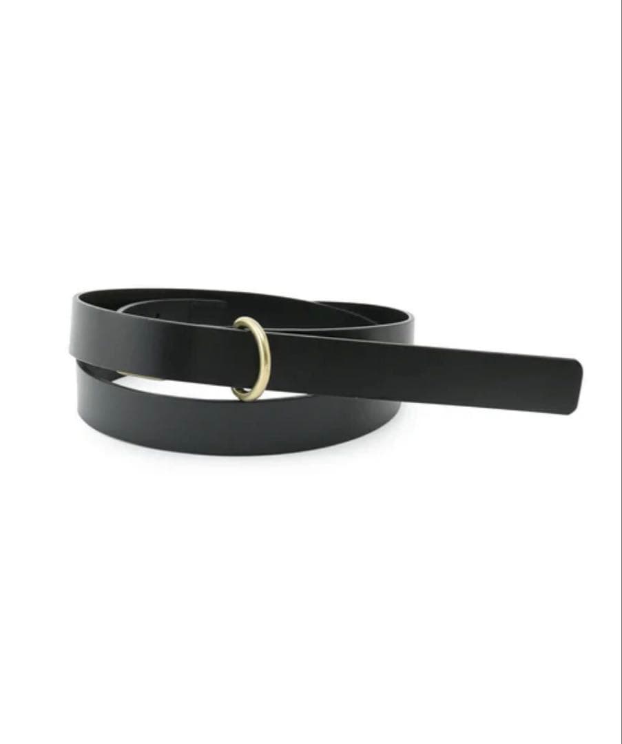 AURALEE オーラリー LEATHER BELT BLACK size S