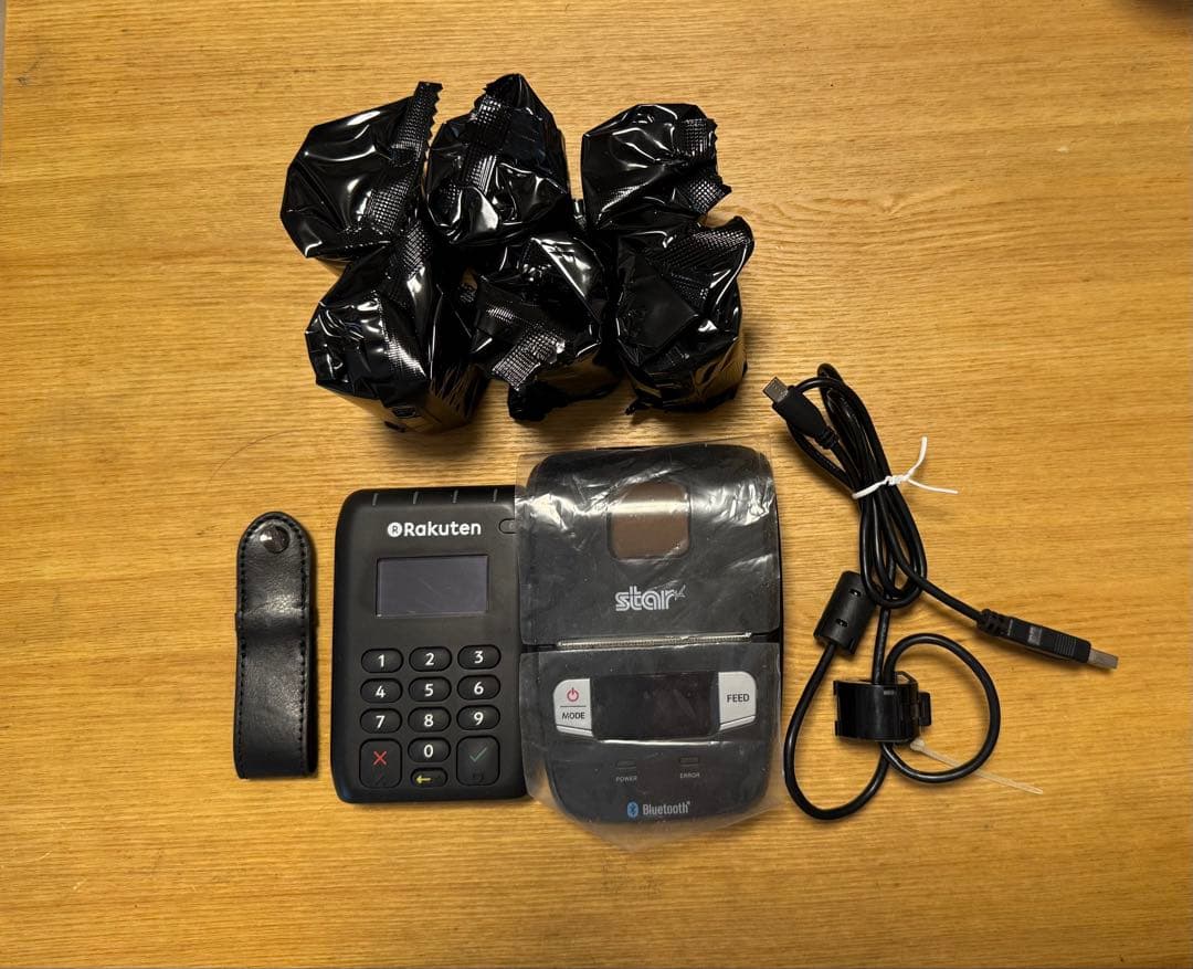 star Bluetoothプリンター、カードリーダー、ロール紙付き