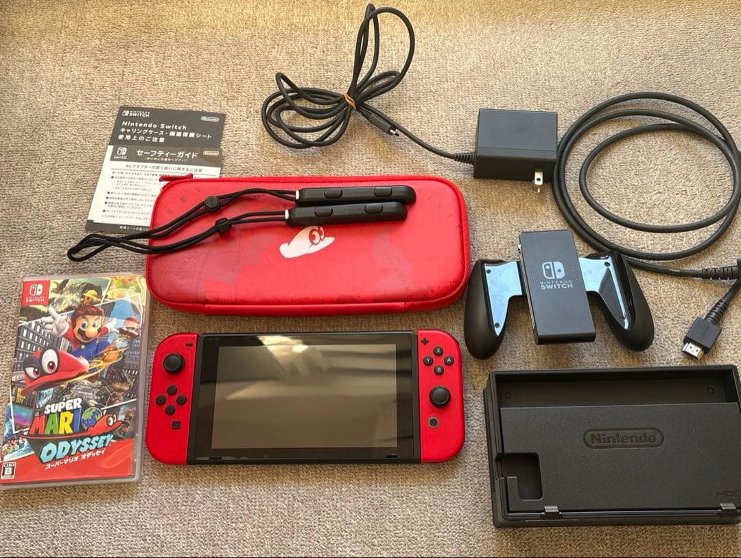 【超美品】Nintendo Switch スーパーマリオ オデッセイセット