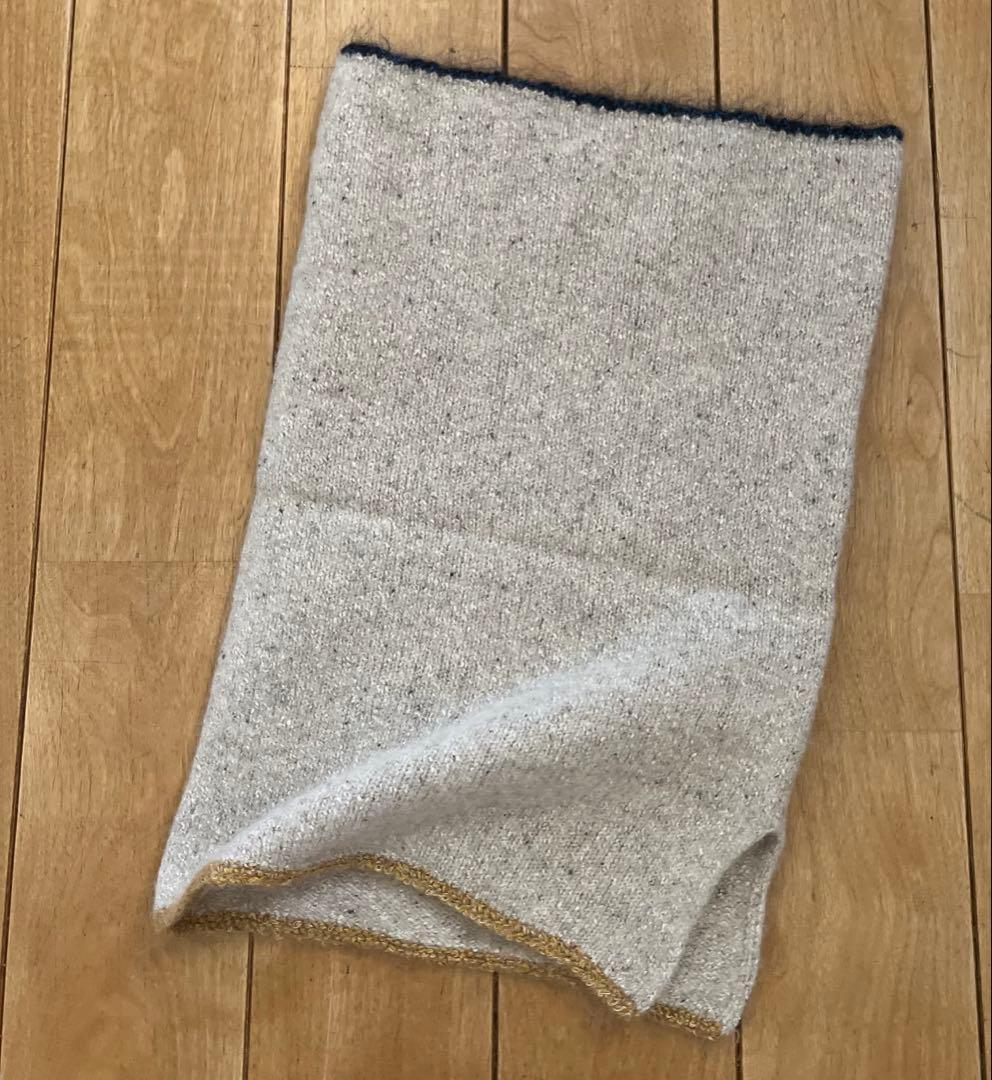 新品！nume シルク混カシミヤ混スヌード