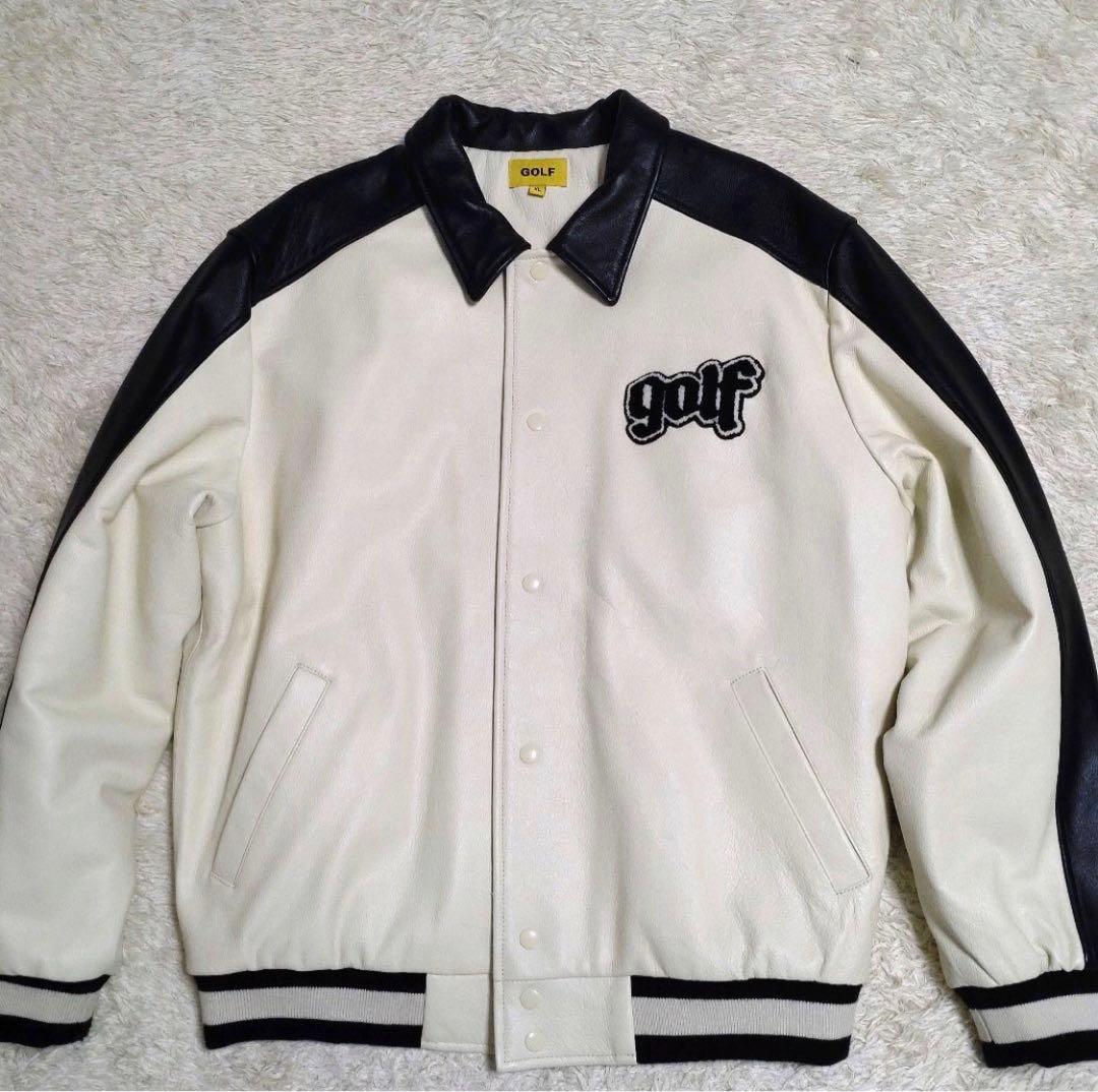 【美品】GOLF WANG ゴルフワン　21SS レザージャケット　XL