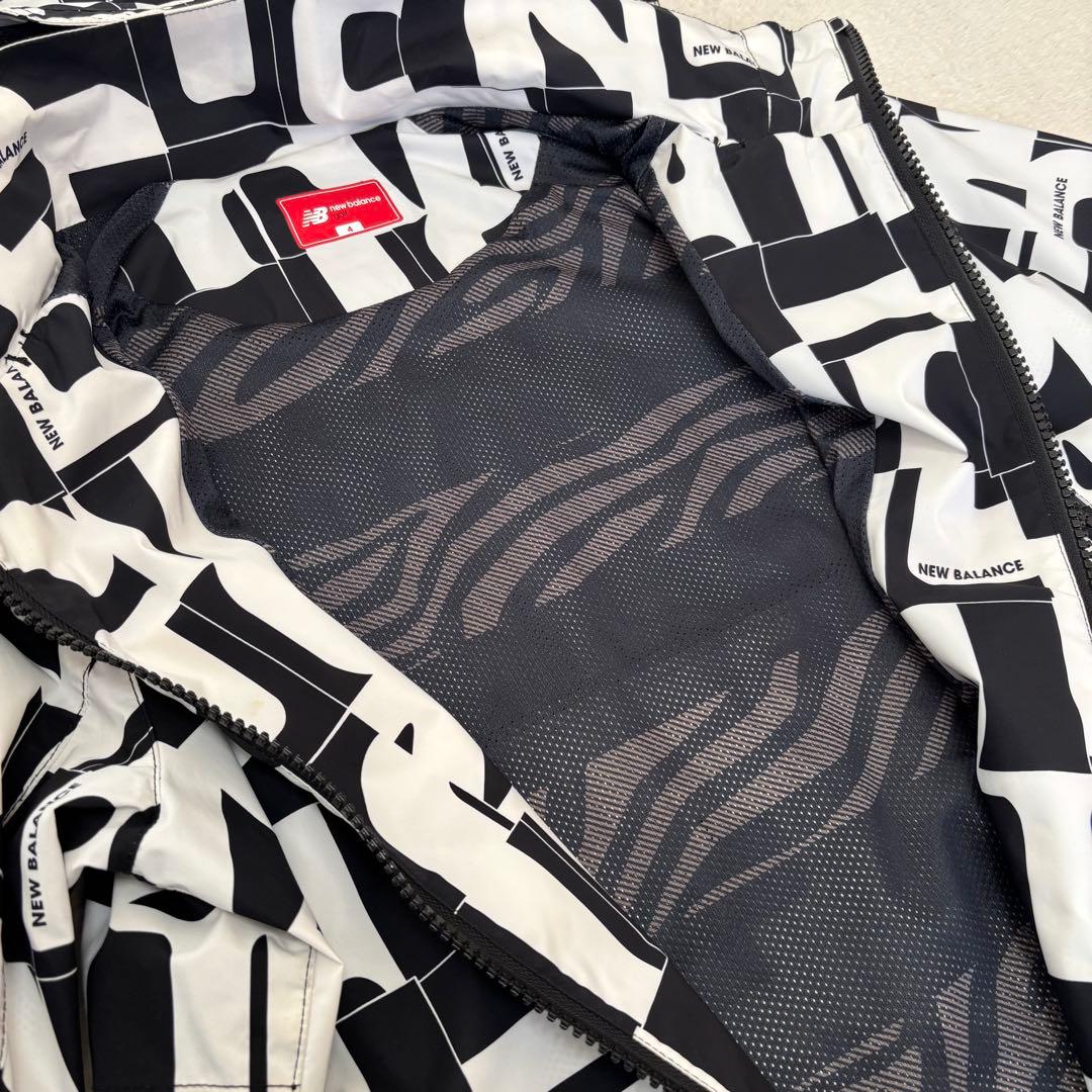 New Balance Golf 撥水防寒 フーディジャケット 総柄