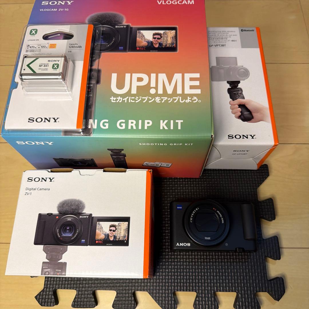 Sony ZV-1 デジタルカメラ グリップキットセット