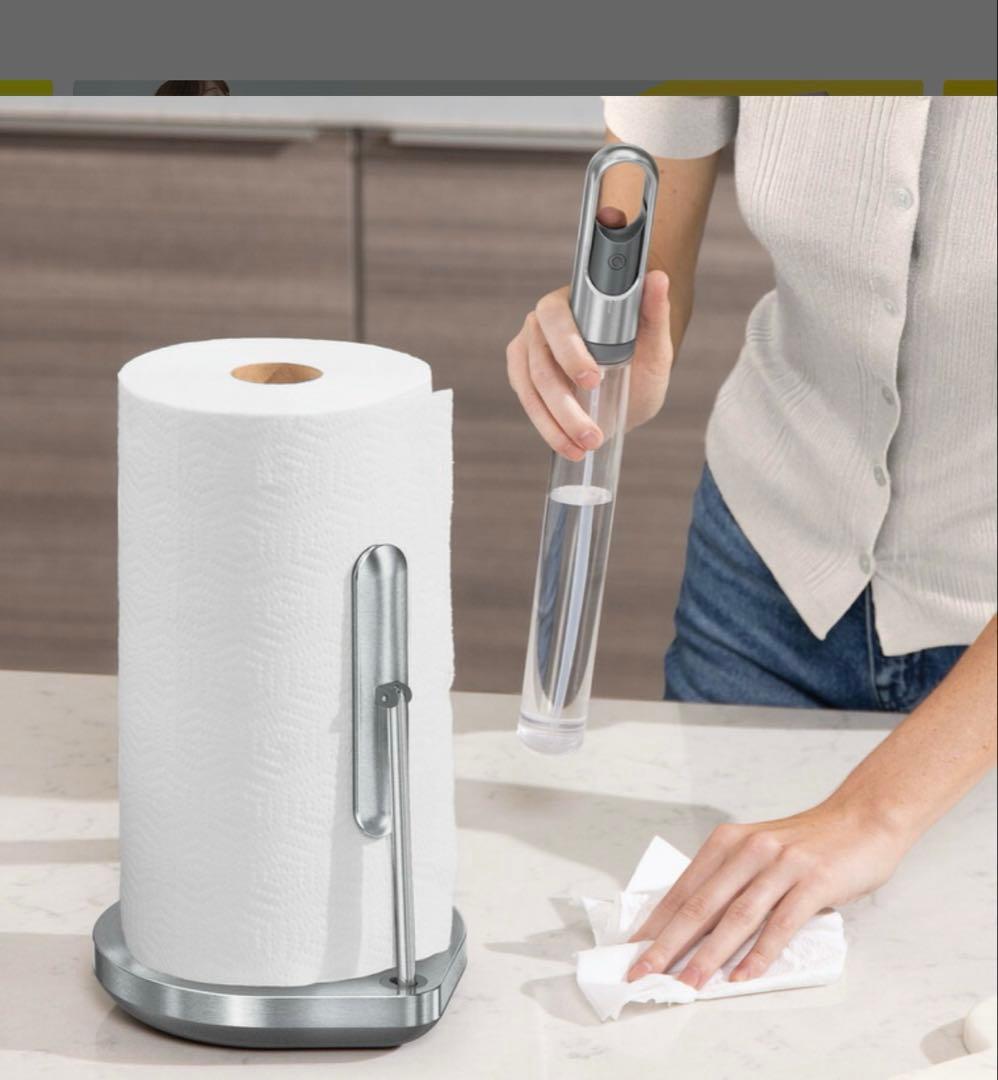 simple human キッチンペーパースタンド スプレーポンプ内蔵