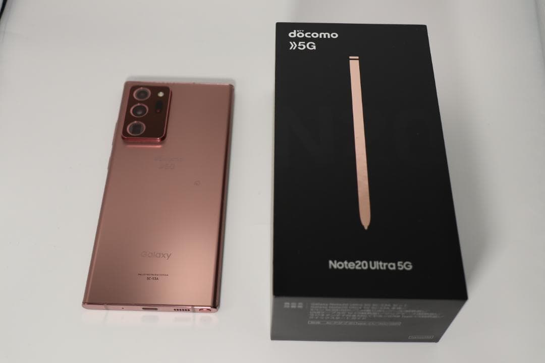 Galaxy Note 20 Ultra SC-53A 外装美品 画面注意事項有