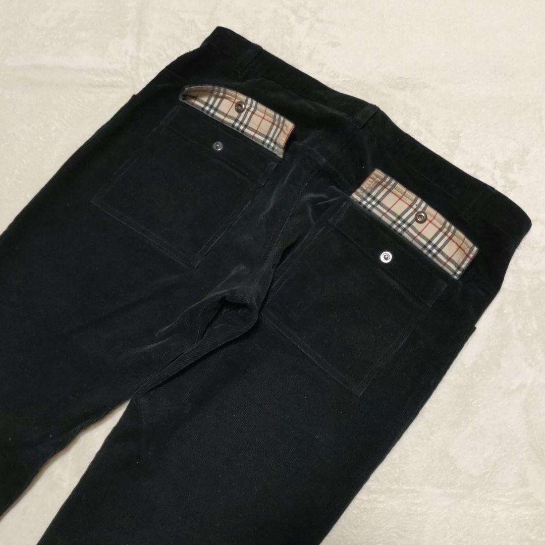 【美品】バーバリーブラックレーベル コーデュロイ ノバチェック セットアップ