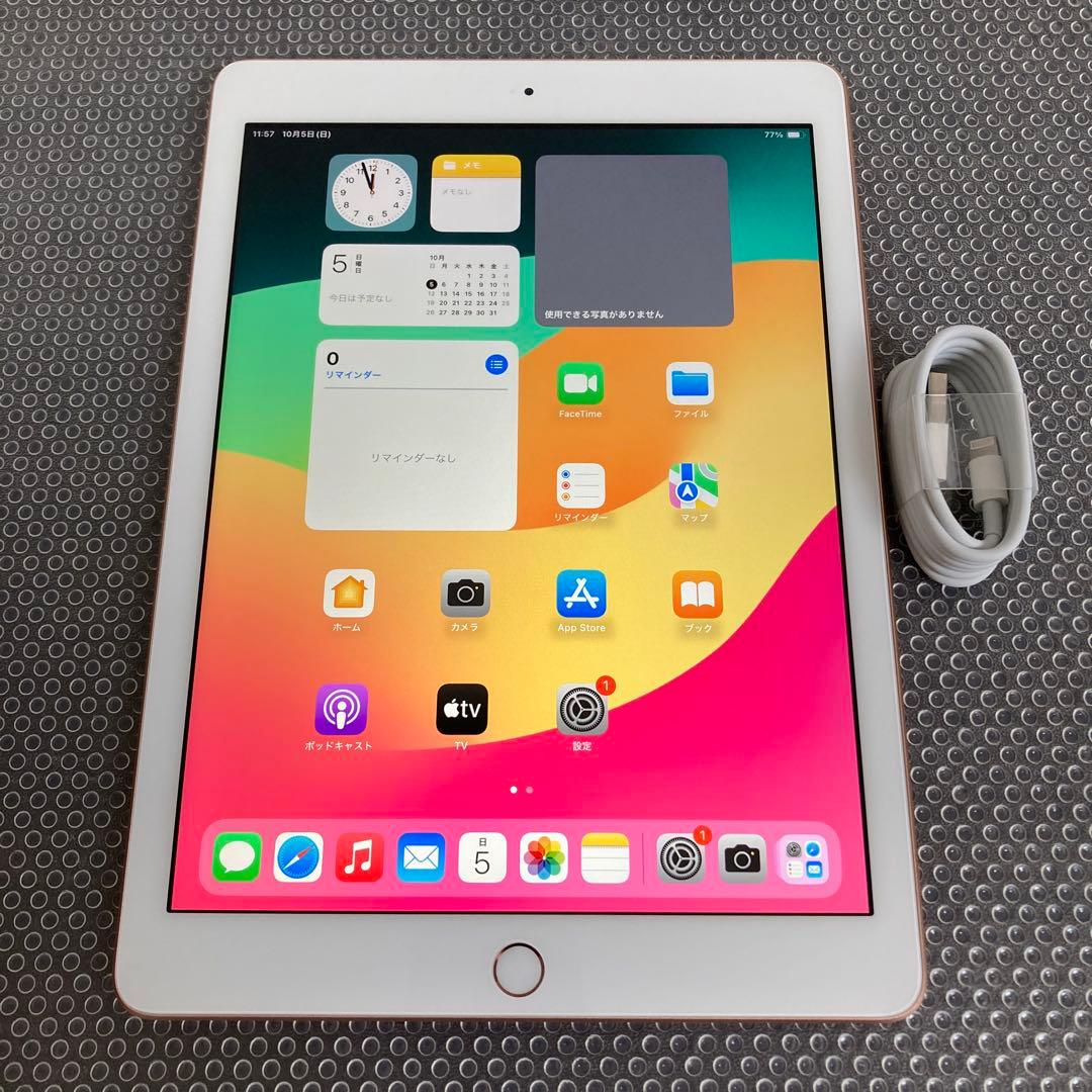 1077 極美品新品級☆電池最良好☆iPad6第6世代32GB WIFIモデル☆