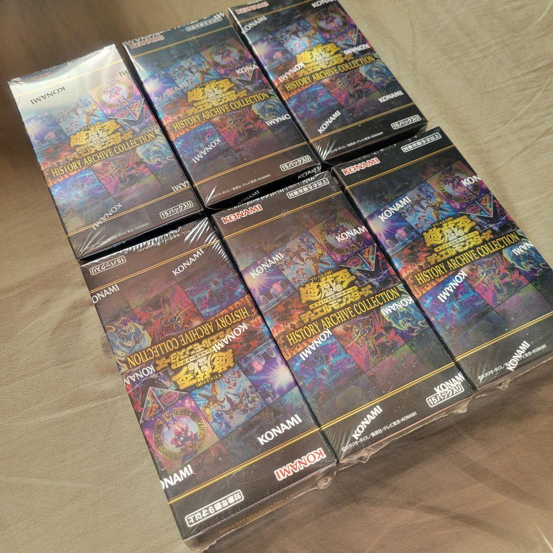 遊戯王 ヒストリーアーカイブコレクション 未開封シュリンク付 ✕ 6BOX