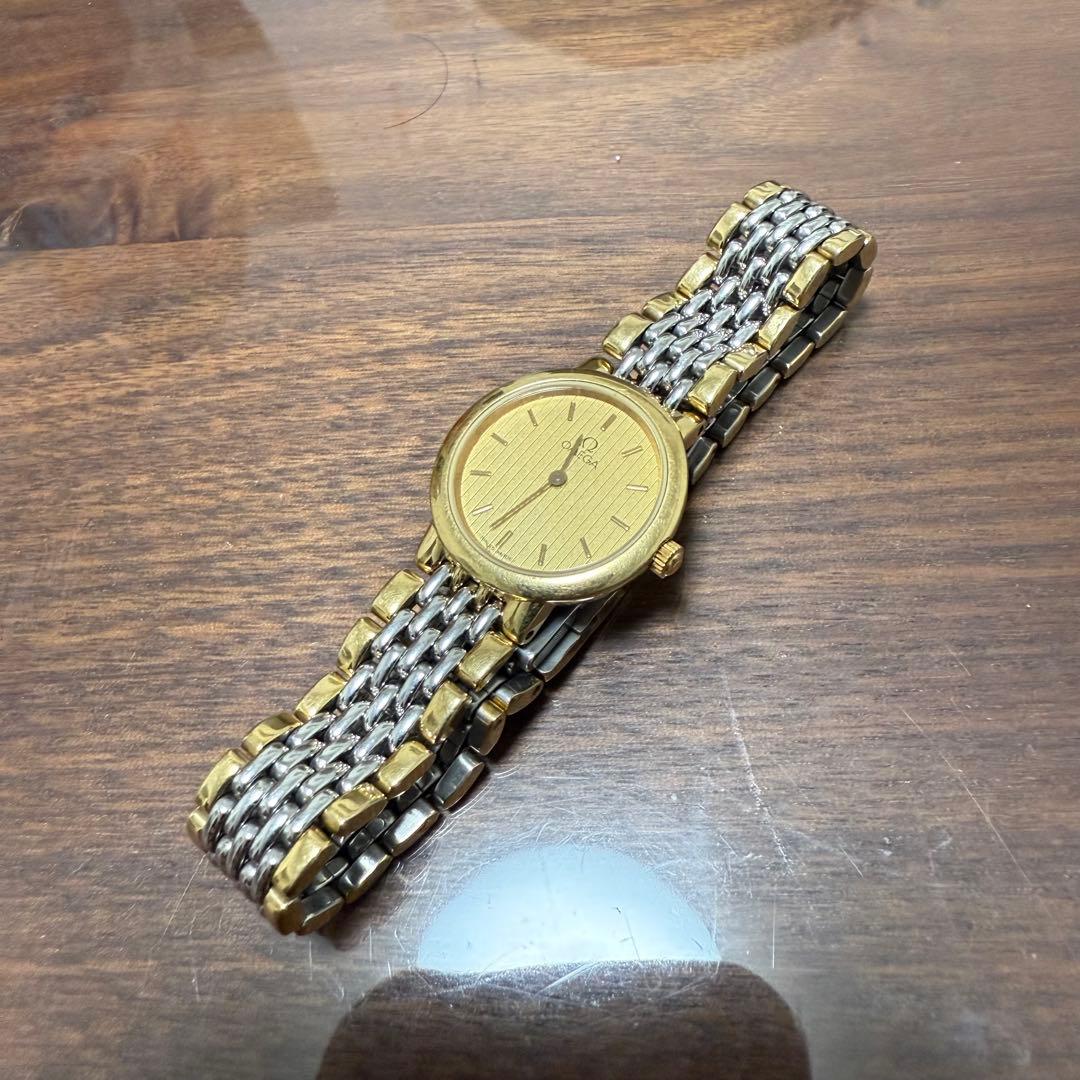 オメガ レディース 腕時計 ゴールド 不動 ジャンク デビル