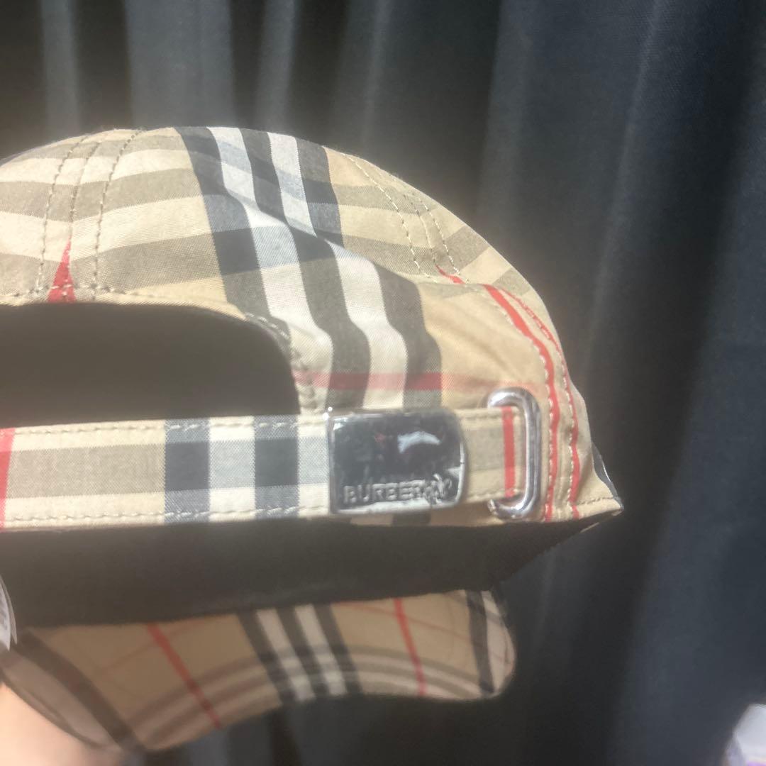 BURBERRY チェック柄 ベースボールキャップ Lサイズ