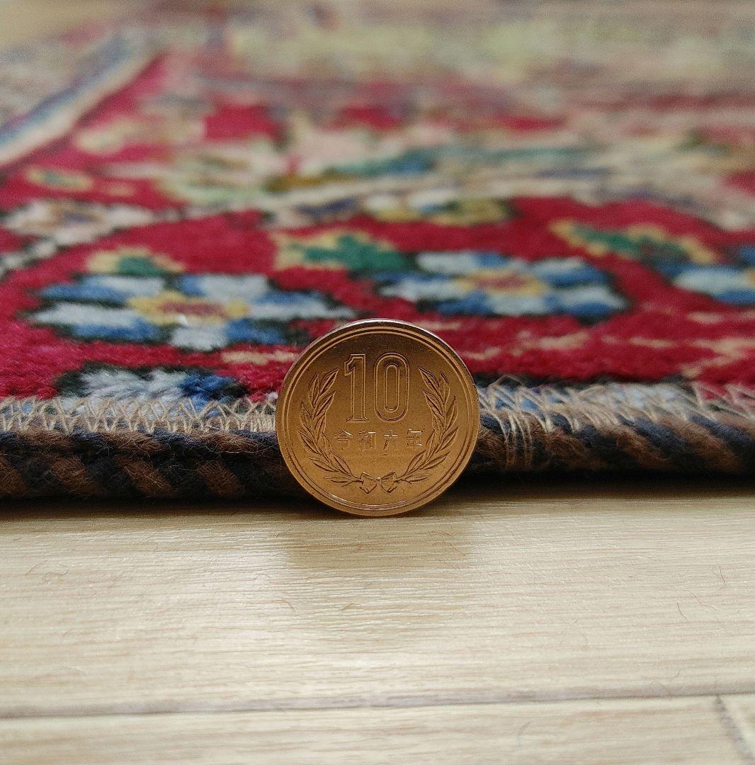 ペルシャ絨毯 パッチワーク アンティーク 206x146手織り クリーニング済み