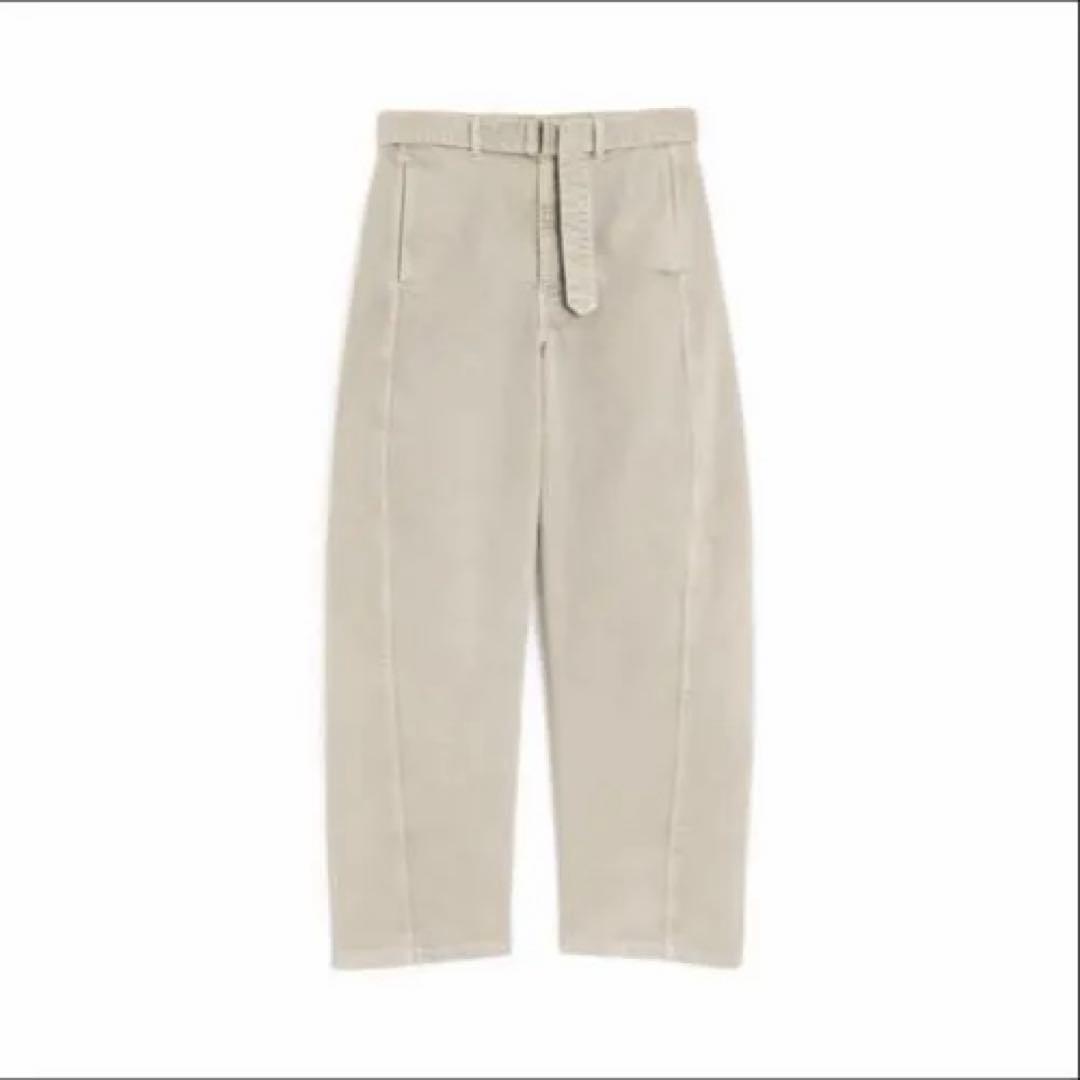 パンツ LEMAIRE twisted belted denim pants AW23