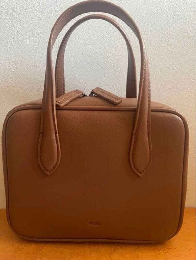 vasic amber mini mini ブラウン系ハンドバッグ美品雑誌掲載品