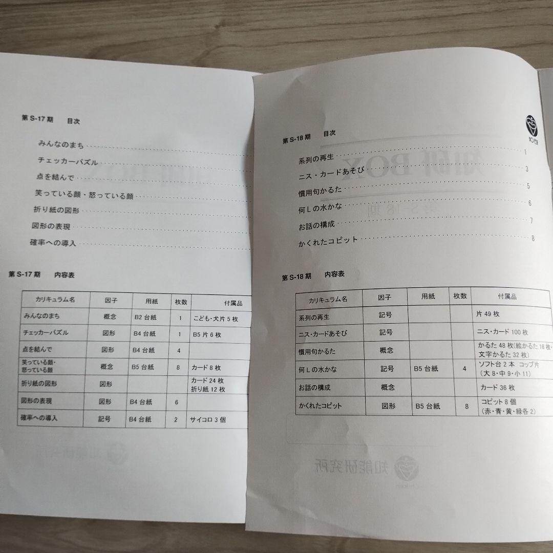 知研box Ｓ　　知研ボックス　小学1年生