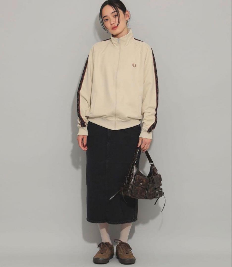 フレッドペリー Contrast Tape Track Jacket