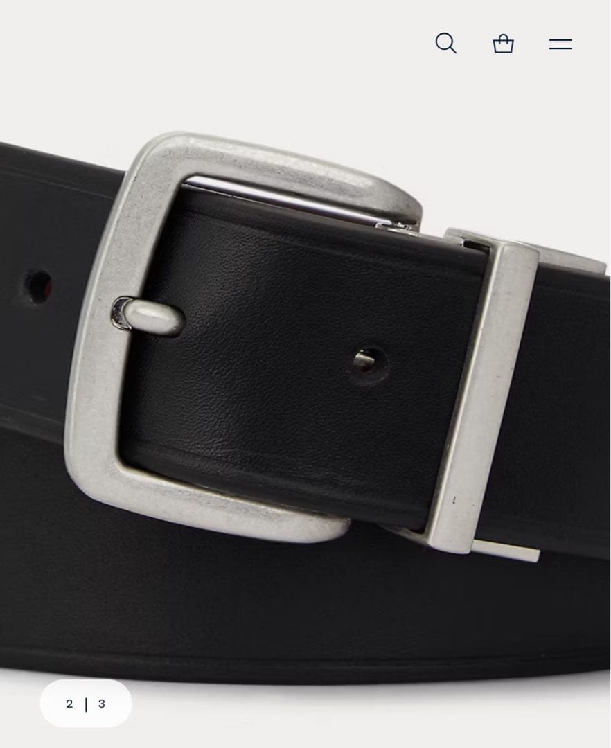 週末限定価格⭐︎ラルフローレン　リバーシブルベルト　未使用品