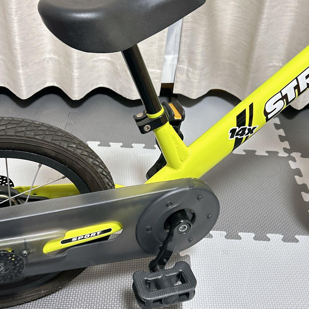 【極美品/希少カラー】STRIDER 14X ライムイエロー/説明書・部品付