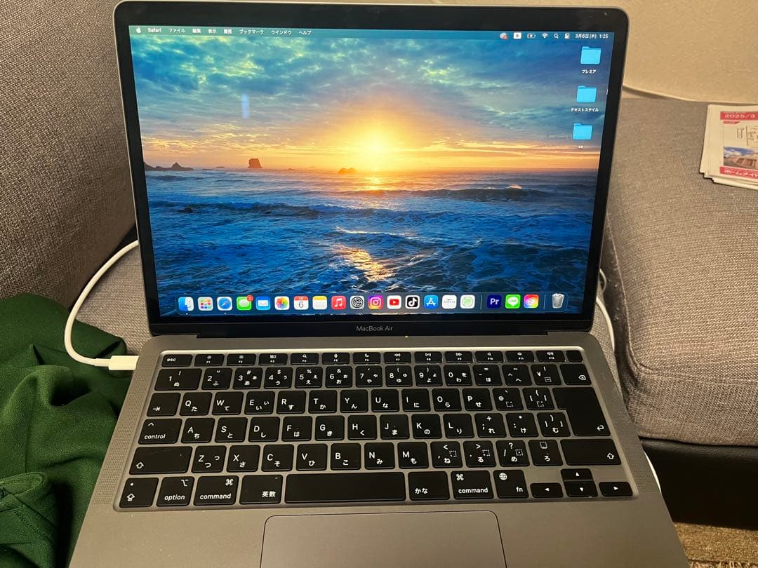 MacBook Air M1 16GB 256GB スペースグレイ