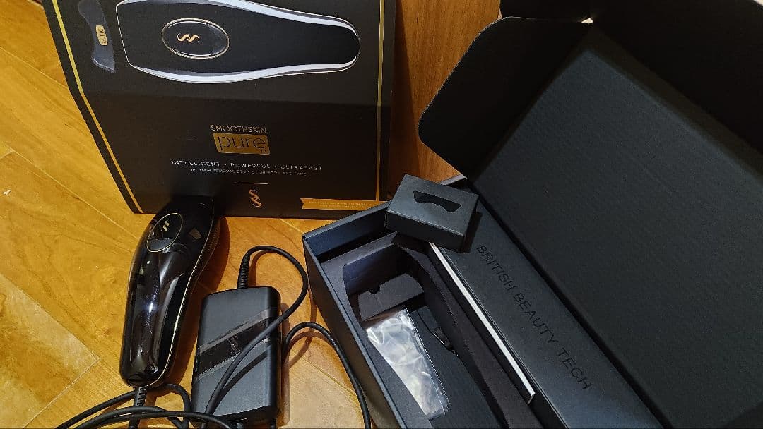 中古美品☆SmoothSkinブラック専用バニティセット☆スムーズスキン全身脱毛