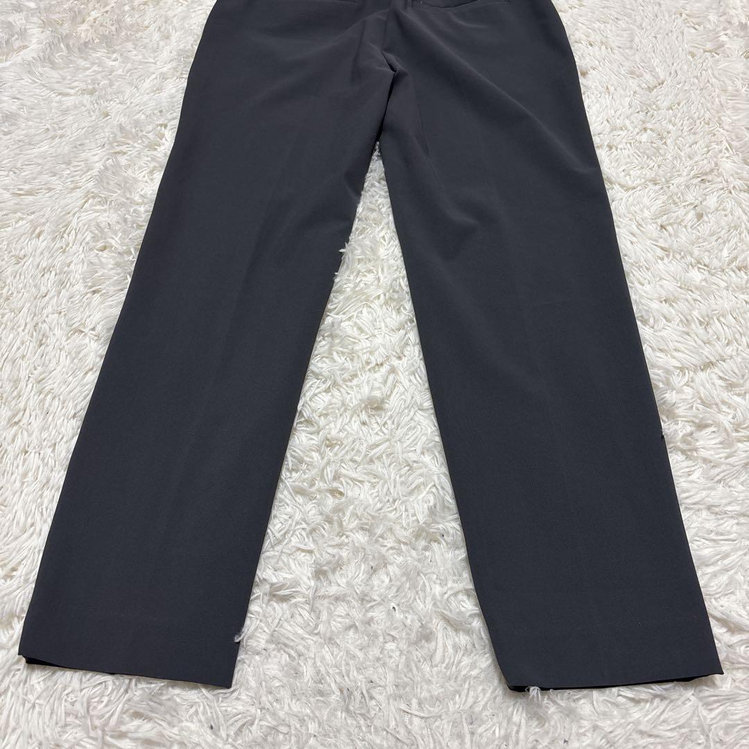 【美品】プラステ　ノーカラー　セットアップ　ハイストレッチトリコット　グレー　M