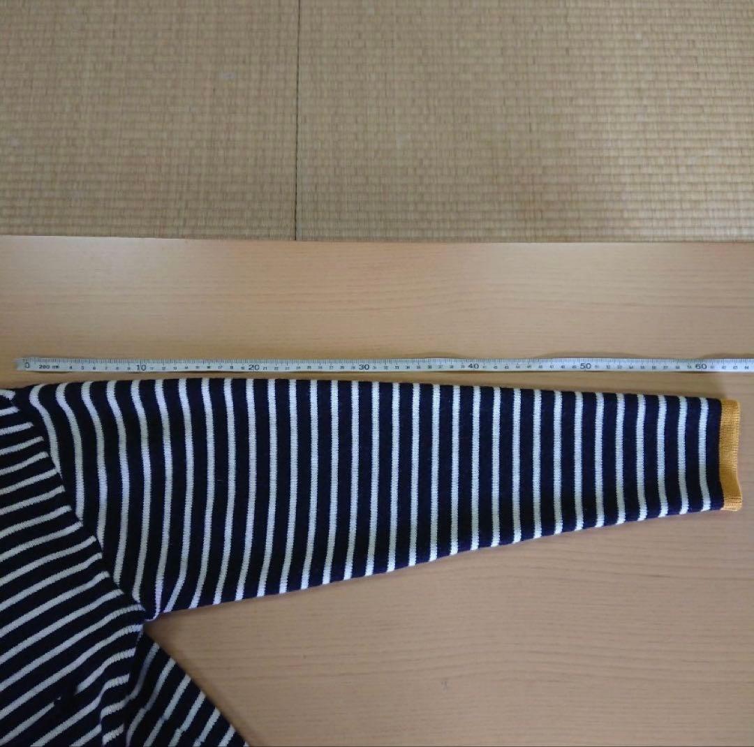 コムデギャルソン　ボーダー　ニット　フーディー