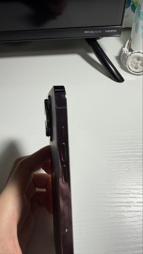 iPhone14proディープパープル 256GB バッテリー交換済み