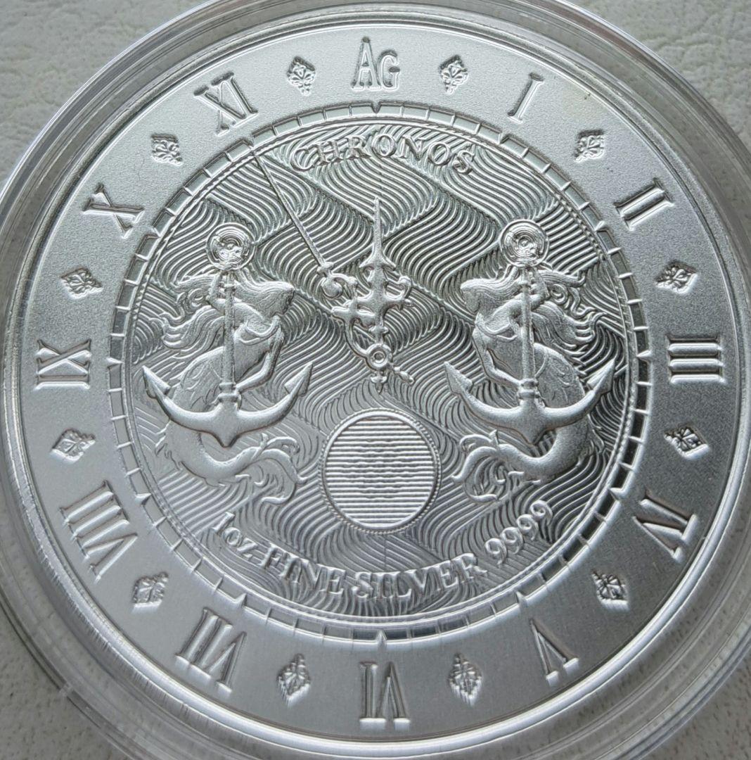 2021年「クロノス」純銀1オンス銀貨