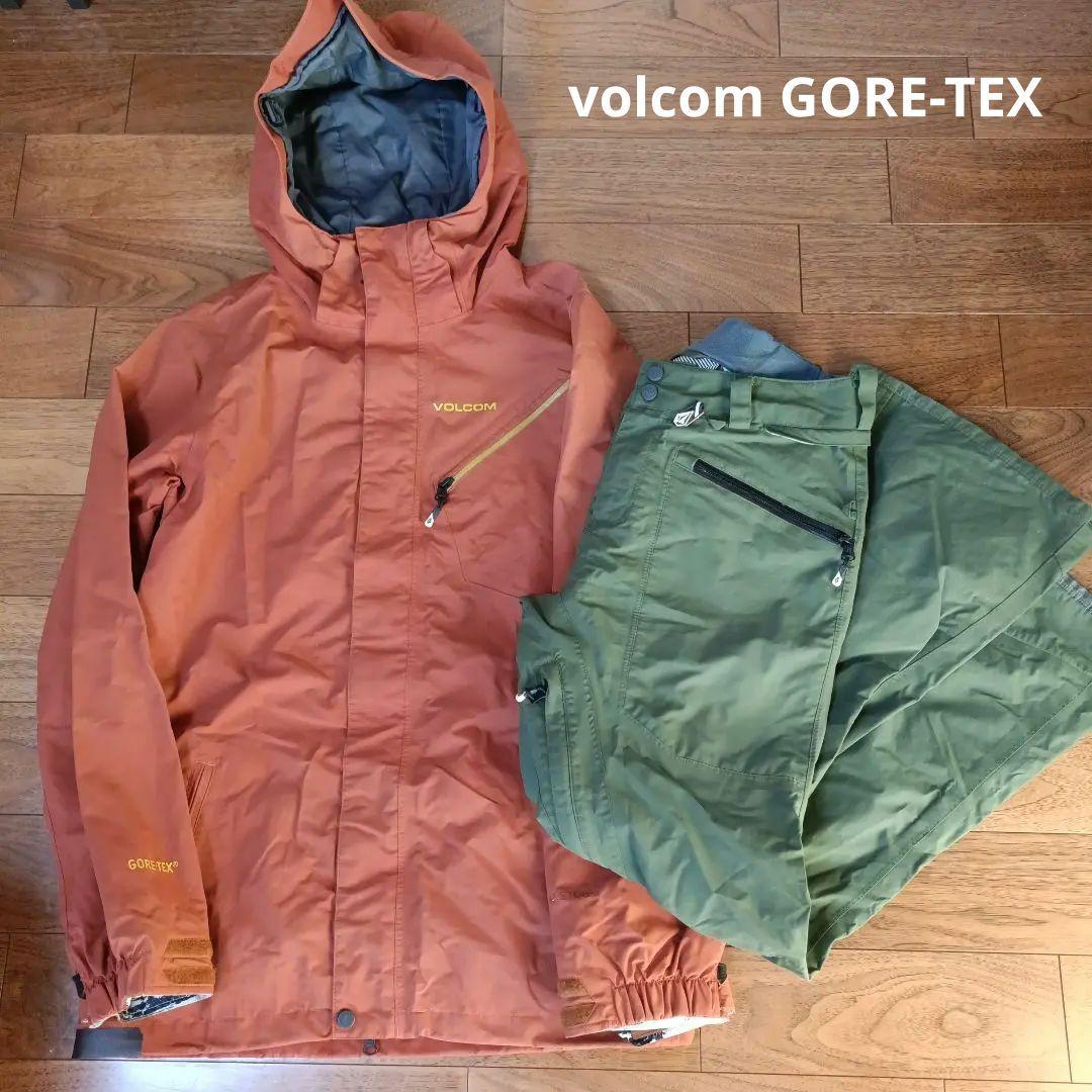 VOLCOM GORE-TEX スノーウエア 上下セット アップ Sサイズ